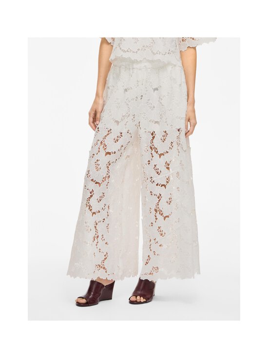 Vila - ViHylde Lace -housut - CLOUD DANCER | Stockmann - photo 5