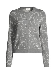 Marimekko - Villi Piirto Unikko -neuletakki - 919 DARK GREY, OFF WHITE Marimekko - Villi Piirto Unikko -neuletakki - 919 DARK GREY, OFF WHITE | Stockmann