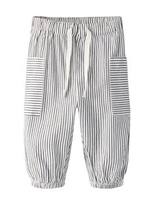 Name It - NbmFar-housut - CLOUD DANCER STRIPES:NAVY BLAZER | Stockmann