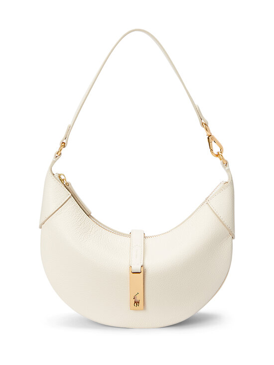 Polo Ralph Lauren - Nahast kott Half Moon Small - IVORY | Stockmann - photo 1