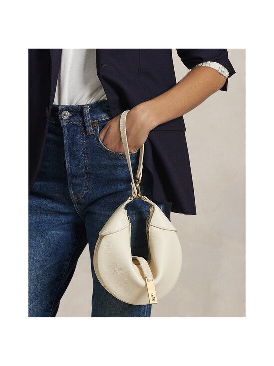Polo Ralph Lauren - Nahast kott Half Moon Small - IVORY | Stockmann - photo 7