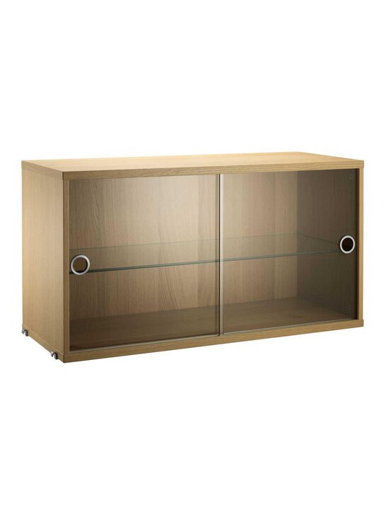 String Furniture - String-vitriinikaappi tammi 78 x 30 cm - BROWN | Stockmann - photo 1
