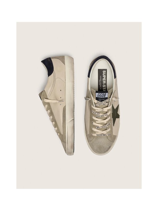 GOLDEN GOOSE - Super Star -tennarit - CREAM/GREY/OLIVE GREEN/DARK BLUE | Stockmann - photo 2