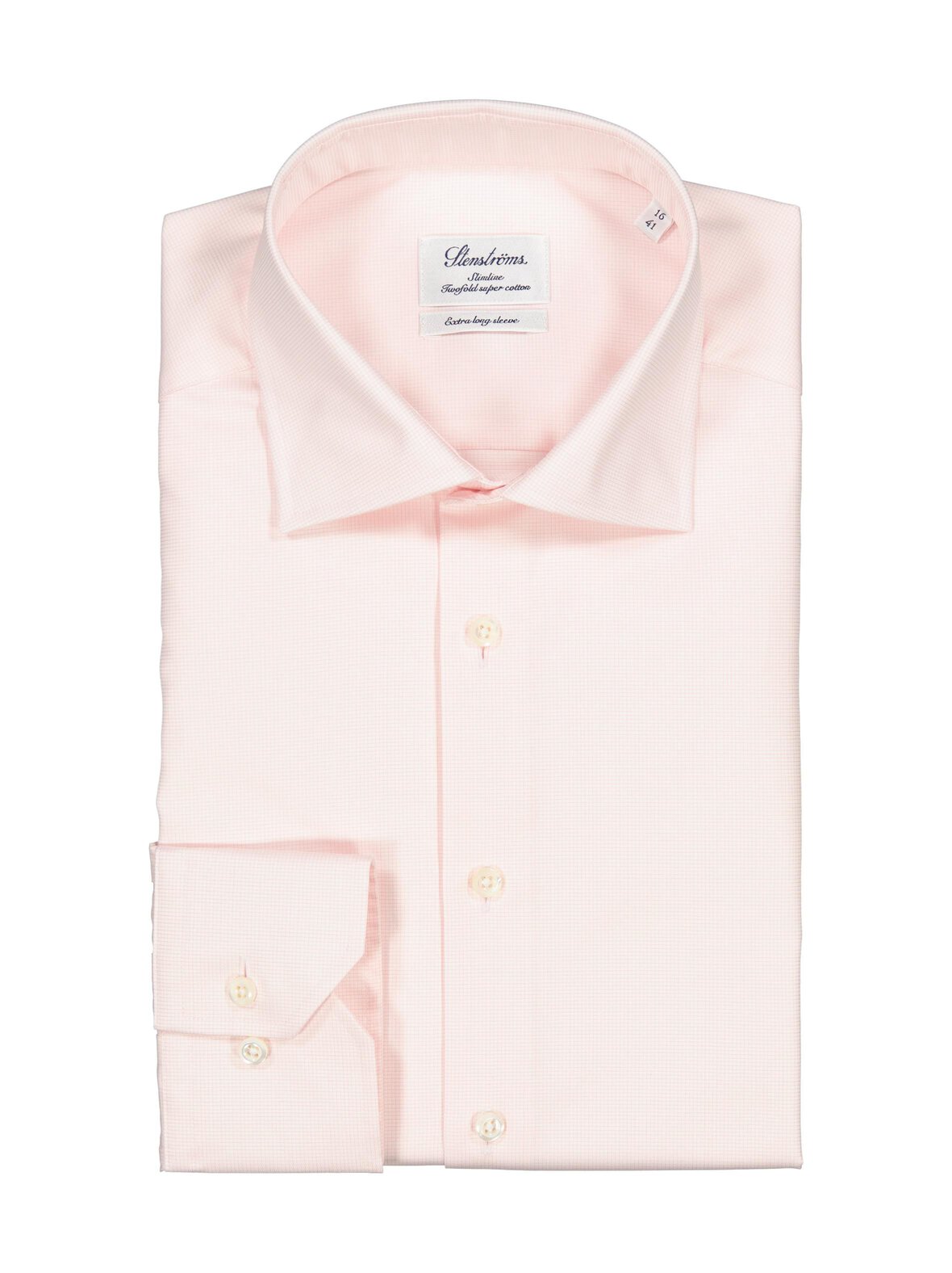Slim Fit Mini Square -kauluspaita, erikoispitkät hihat