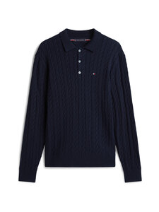 Tommy Hilfiger - Classic Cotton Cable -pikeepaita - DW5 DESERT SKY | Stockmann