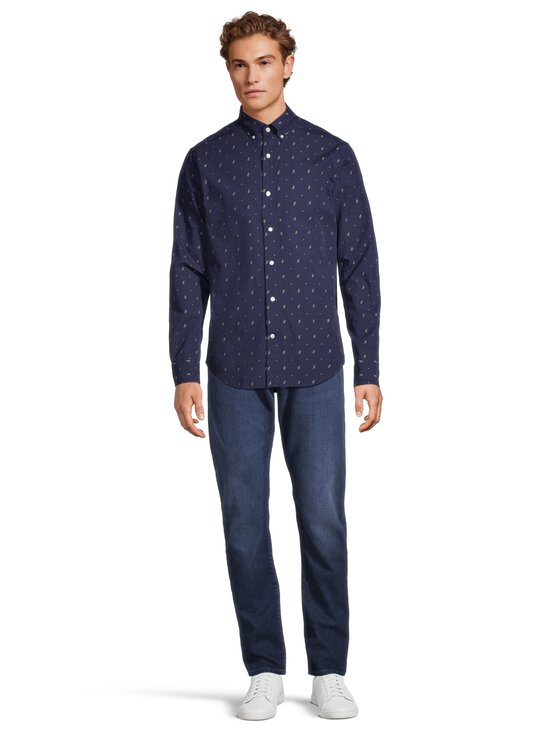 GANT - Regular Paisley Fil Coupé  -kauluspaita - 409 CLASSIC BLUE | Stockmann - photo 2