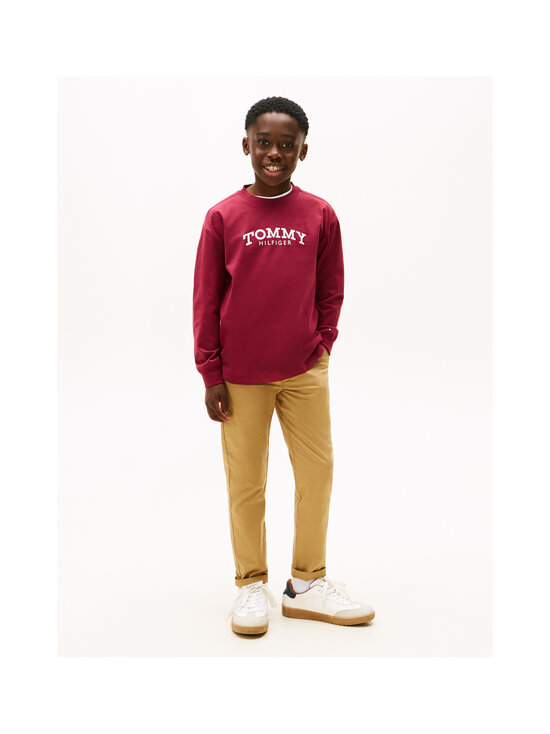 Tommy Hilfiger - Monotype Print trikotāžas krekls - VK0 RICH CHERRY | Stockmann - photo 3