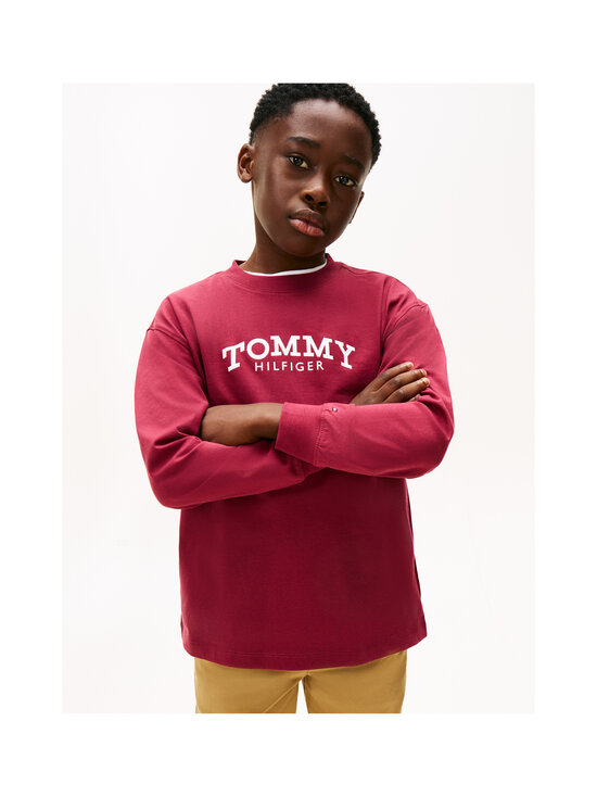 Tommy Hilfiger - Monotype Print trikotāžas krekls - VK0 RICH CHERRY | Stockmann - photo 4