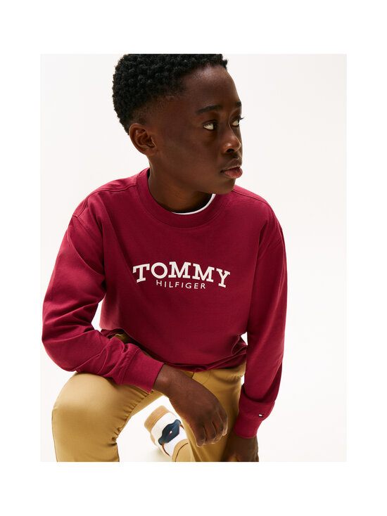 Tommy Hilfiger - Monotype Print trikotāžas krekls - VK0 RICH CHERRY | Stockmann - photo 5