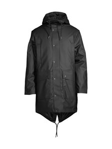 Rains - Nome Long- vedenpitävä parkatakki - BLACK | Stockmann