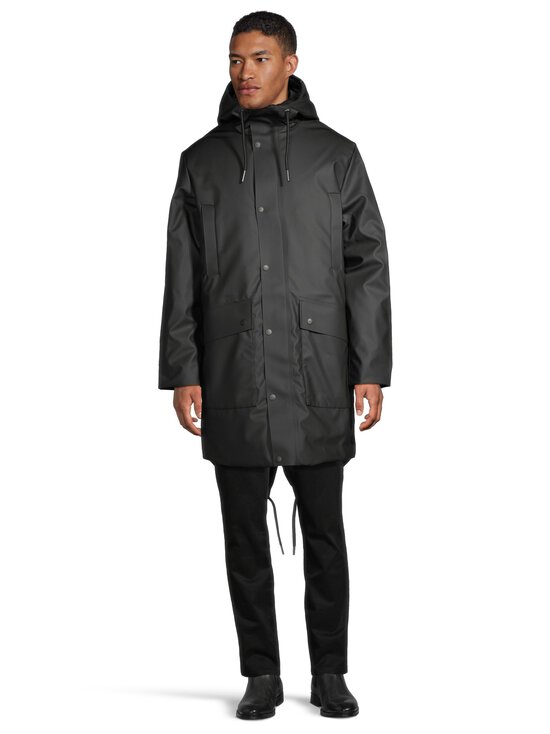 Rains - Nome Long- vedenpitävä parkatakki - BLACK | Stockmann - photo 2