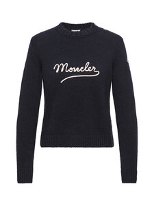 Moncler - Crew Neck -neulepusero - 778 NAVY | Stockmann