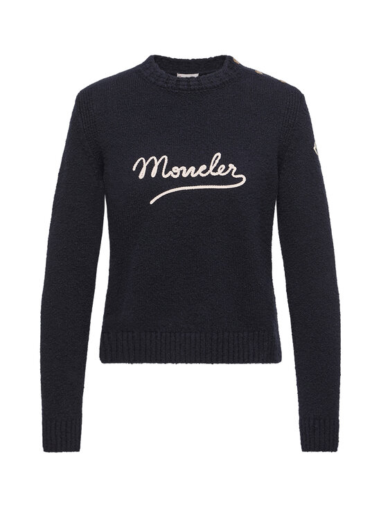 Moncler - Crew Neck -neulepusero - 778 NAVY | Stockmann - photo 1