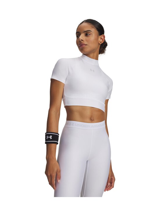 Under Armour - Treeningpluus HeatGear Crop Mock - 100 HALO GRAY | Stockmann - photo 1