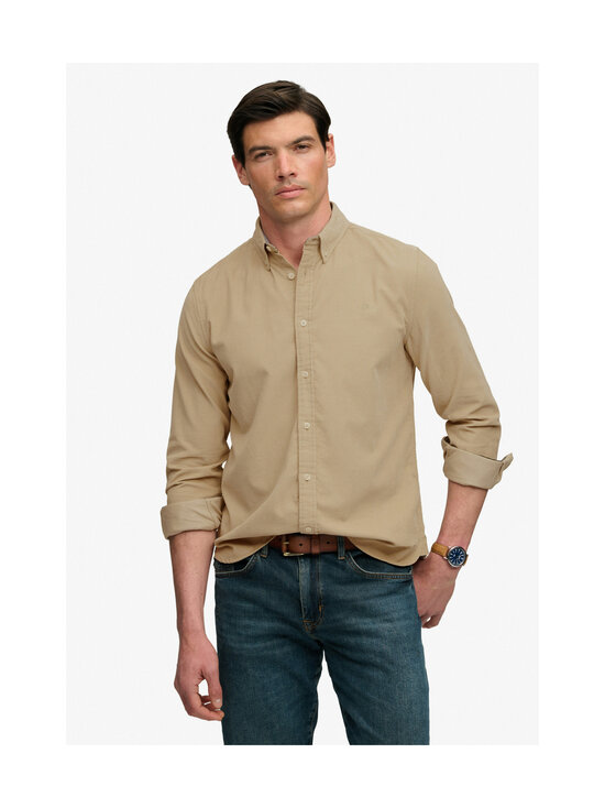 Superdry - Velvetist särk Classic Needle - 8MB STONE WASH TAUPE BROWN | Stockmann - photo 2
