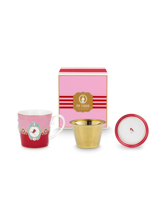 PIP Studio - Love Birds Medallion -teemukipakkaus - RED | Stockmann - photo 1