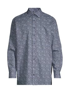 Olymp - Triiksärk Comfort fit Small Flower - 18 MARINE | Stockmann