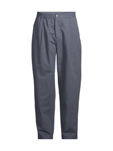 Maison Kitsuné - Elasticated Pleated -housut - 0422 SHADOW BLUE | Stockmann