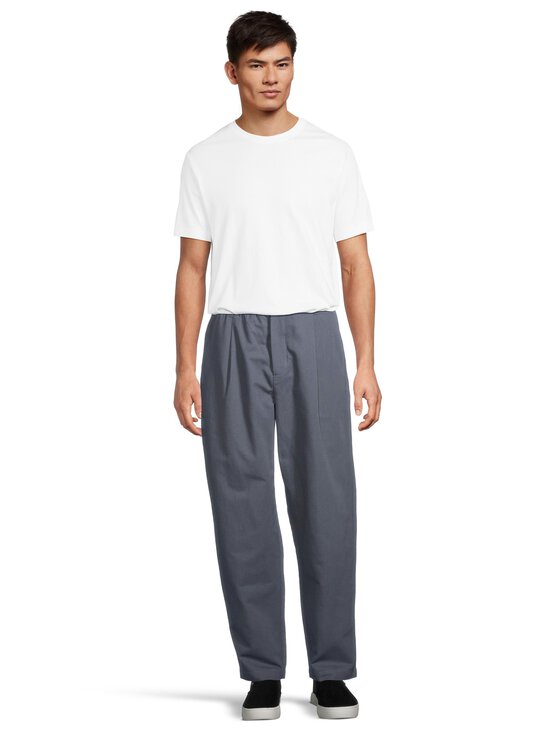 Maison Kitsuné - Elasticated Pleated -housut - 0422 SHADOW BLUE | Stockmann - photo 3