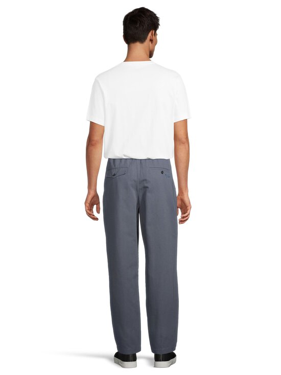 Maison Kitsuné - Elasticated Pleated -housut - 0422 SHADOW BLUE | Stockmann - photo 4