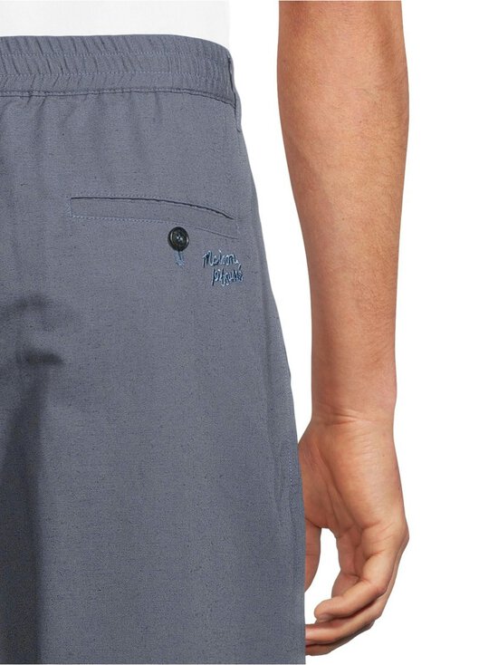 Maison Kitsuné - Elasticated Pleated -housut - 0422 SHADOW BLUE | Stockmann - photo 5