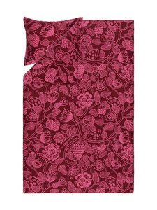 Marimekko - Tiara Satiini -pussilakanasetti 150 x 210 / 50 x 60 cm - 333 BURGUNDY, PINK Marimekko - Tiara Satiini -pussilakanasetti 150 x 210 / 50 x 60 cm - 333 BURGUNDY, PINK | Stockmann