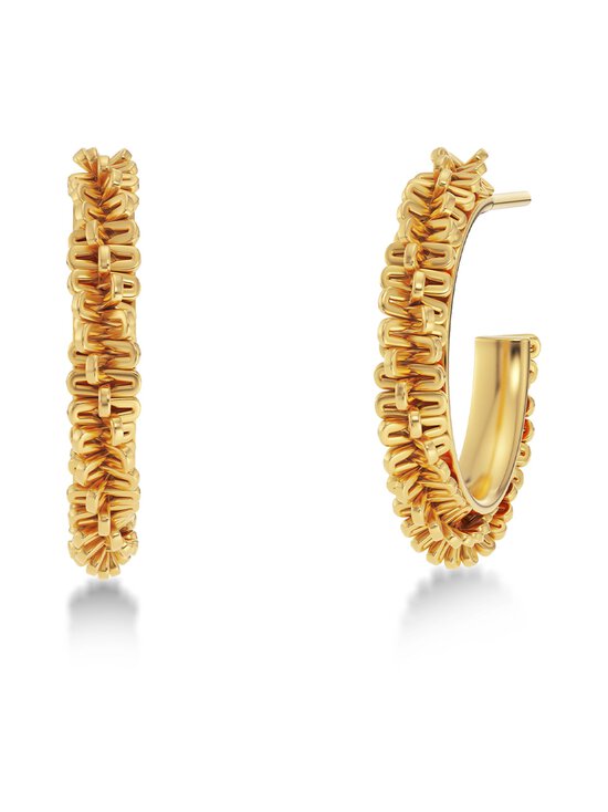 Edblad - Tinsel Creoles S apzeltīti auskari - GOLD | Stockmann - photo 1