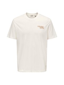 Only & Sons - OnsChris Life t-paita - CLOUD DANCER PRINT:MIDNIGHT SPRITZ CLOUD | Stockmann