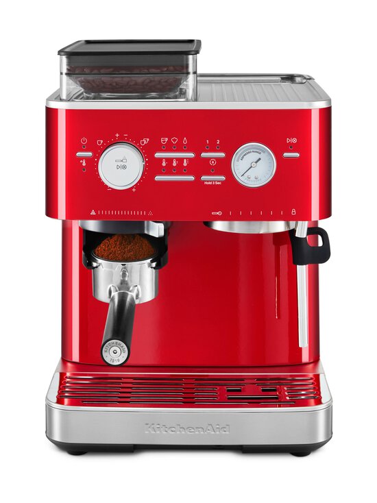 KitchenAid - Semi Auto Espresso KES6551 -puoliautomaattinen espressokone kahvimyllyllä - CANDY APPLE - photo 3 KitchenAid - Semi Auto Espresso KES6551 -puoliautomaattinen espressokone kahvimyllyllä - CANDY APPLE | Stockmann - photo 3