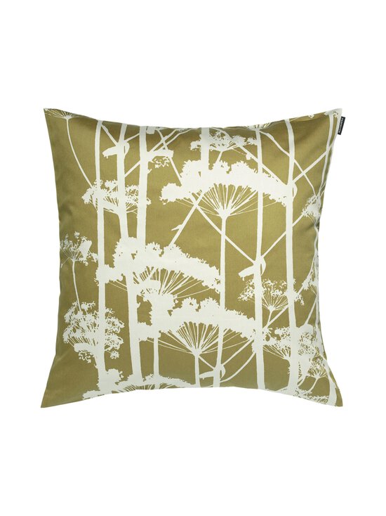 Marimekko - Putkinotko-tyynynpäällinen 50 x 50 cm - 680 GREEN UMBER, HAY | Stockmann - photo 1