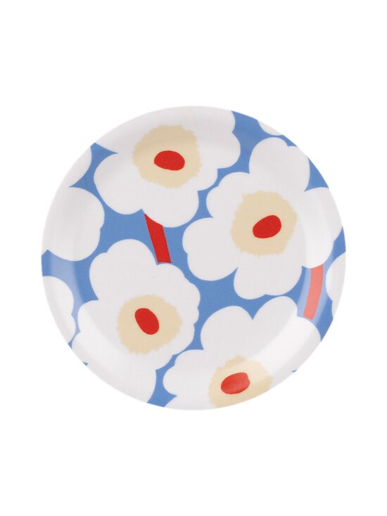 Marimekko - Klaasialus Unikko - LT.BLUE,OFF WHITE,MELON,OR.RED | Stockmann - photo 1