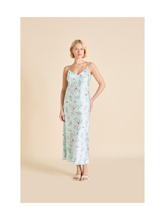 Olivia von Halle - Garbo Serafina -silkkiyöpaita - BLUE | Stockmann - photo 2