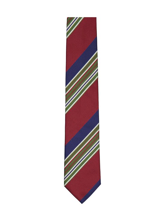 Stockholm Kravatt - Diagonal Stripe -silkkisolmio - G26B RED/GREEN/ BLUE | Stockmann - photo 1