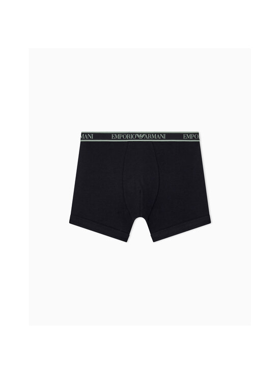 Emporio Armani - Bokserid, 3 paari - M5155 BRICK/LEAF-BLK P/BLK | Stockmann - photo 4