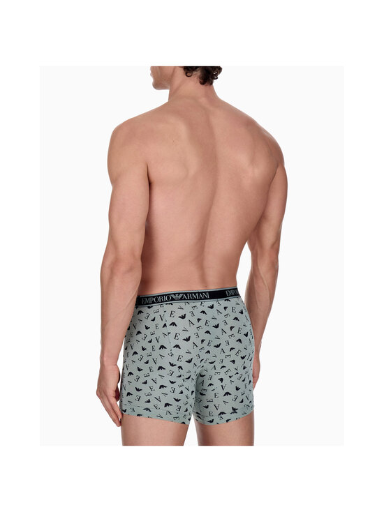 Emporio Armani - Bokserid, 3 paari - M5155 BRICK/LEAF-BLK P/BLK | Stockmann - photo 6