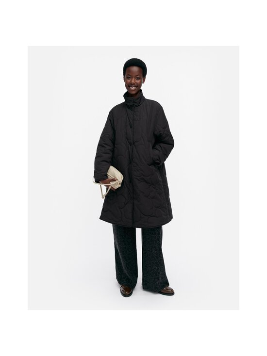 Marimekko - Keramika Piirto Unikko -kevyttoppatakki - 999 BLACK - photo 2 Marimekko - Keramika Piirto Unikko -kevyttoppatakki - 999 BLACK | Stockmann - photo 2