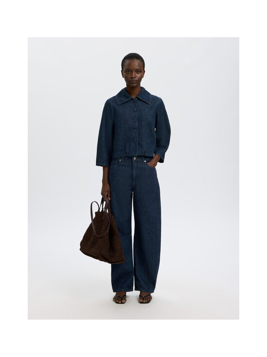Selected - SlfRelaxed Hanny 3/4 -farkkutakki - DARK BLUE DENIM | Stockmann - photo 4