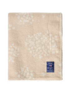 Lexington - Floral Jacquard Wool -villahuopa 130 x 170 cm - BEIGE/WHITE | Stockmann