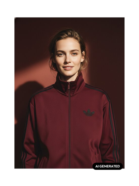 adidas Originals - Firebird Loose treniņjaka - KS4678 MAROON/BLACK | Stockmann - photo 5