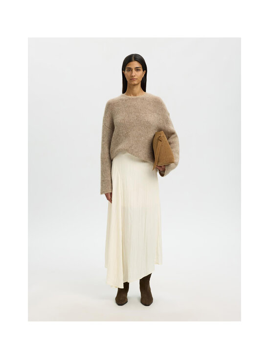 Selected - SlfIona High Waist potītes garuma svārki - EGRET | Stockmann - photo 3