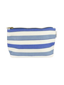Designers Guild - Burlington Stripe Medium -toilettilaukku - COBALT | Stockmann