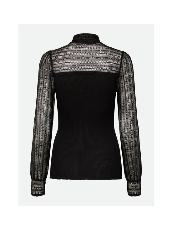 Rosemunde - RWBeatha Silk Full lace Bow LS T-shirt Rosemunde - BLACK | Stockmann - photo 2
