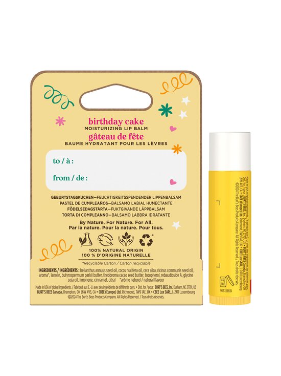 Burts Bees - Birthday Cake Blister Lip Balm -huulivoide - NOCOL - photo 3 Burts Bees - Birthday Cake Blister Lip Balm -huulivoide - NOCOL | Stockmann - photo 3