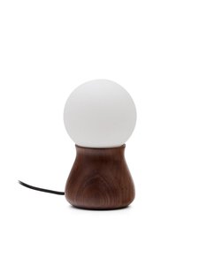 Kave Home - Okeni-pöytävalaisin - VALKOINEN,PÄHKINÄ | Stockmann