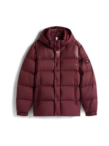 Tommy Hilfiger - Mix Down Hooded -toppatakki - XIH DEEP BURGUNDY | Stockmann