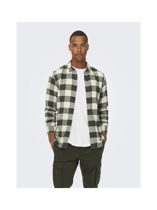 Only & Sons - OnsGudmund flaneļa krekls - FOREST NIGHT - photo 3 Only & Sons - OnsGudmund flaneļa krekls - FOREST NIGHT | Stockmann - photo 3