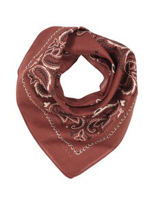 A+more - Fandana kakla lakats 50 x 50 cm - BROWN/WHITE | Stockmann