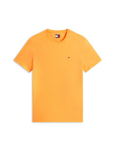 Tommy Jeans - Slim Jaspe T-krekls - SD2 LUSH ORANGE HTR | Stockmann