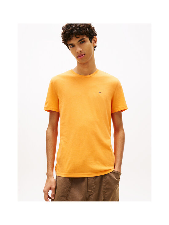 Tommy Jeans - Slim Jaspe T-krekls - SD2 LUSH ORANGE HTR | Stockmann - photo 4