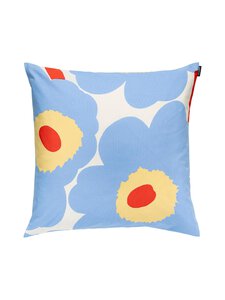 Marimekko - Unikko-tyynynpäällinen 50 x 50 cm - 141 WHITE, LT.BLUE, ORANGE RED, MELON | Stockmann